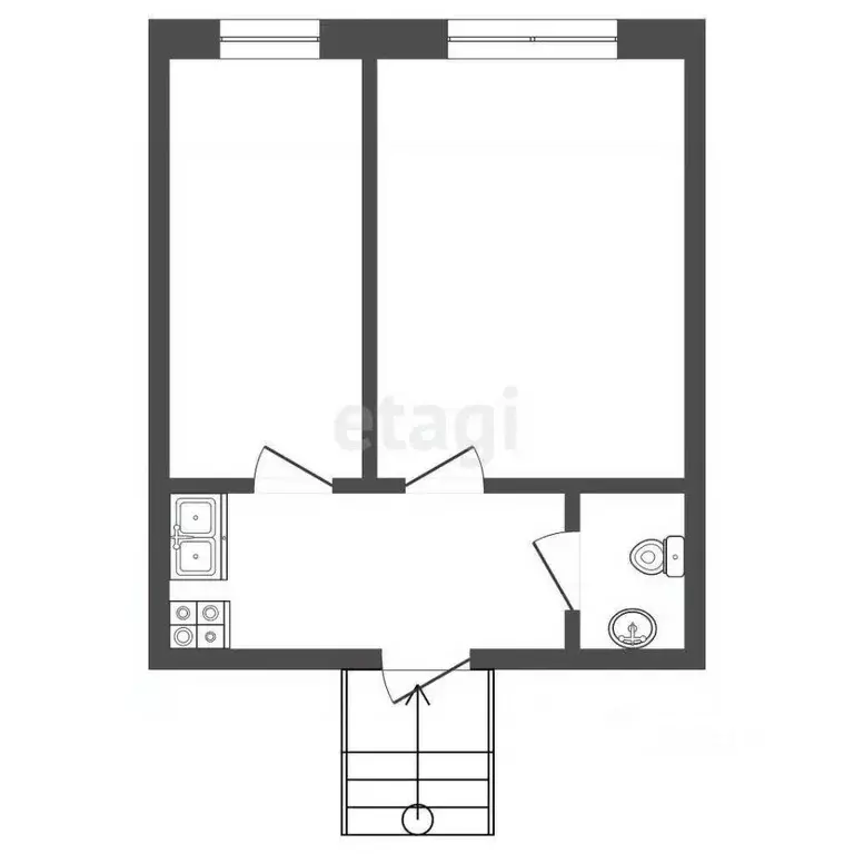 2-к кв. Тамбовская область, Тамбов Советская ул., 103 (22.4 м) - Фото 1