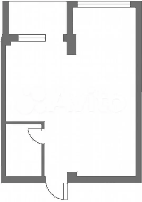Квартира-студия, 35,3 м, 12/13 эт. - Фото 0