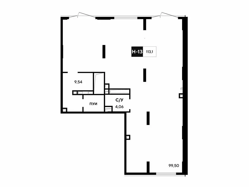 Офис (113.1 м) - Фото 1