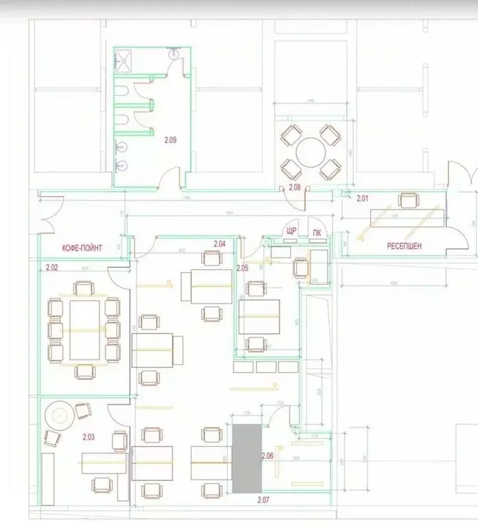Офис в Москва 1-й Красногвардейский проезд, 22с1 (213 м) - Фото 2