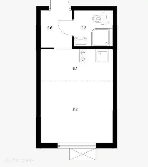 Продаётся квартира-студия, 20 м - Фото 0