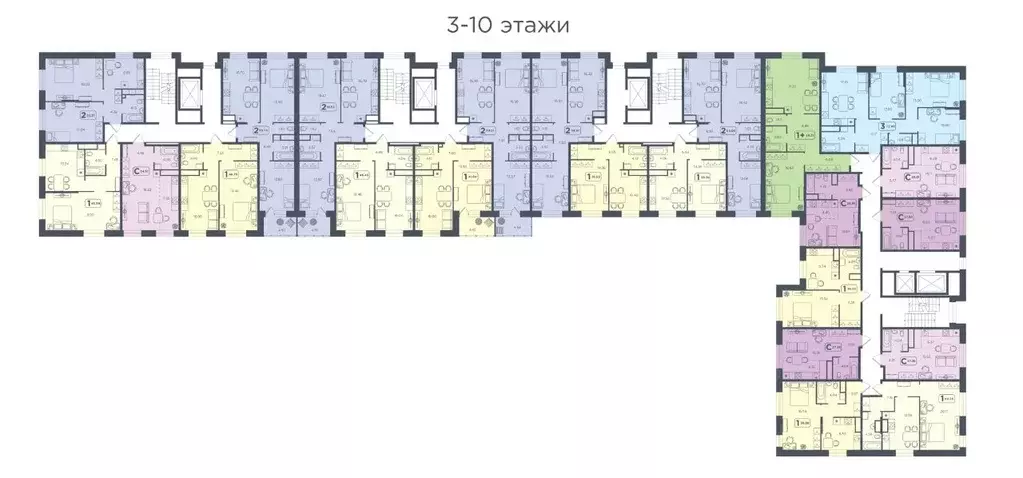1-к кв. Тюменская область, Тюмень Дамбовская ул., 25к1 (46.45 м) - Фото 1