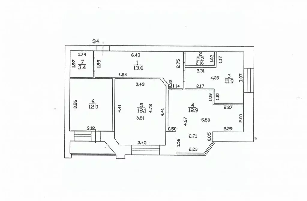 3-к кв. Кировская область, Киров ул. Казанская, 66Б (80.1 м) - Фото 1