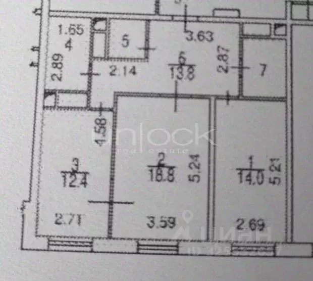 2-к кв. Москва 1-й Тушинский проезд, 19 (70.0 м) - Фото 2