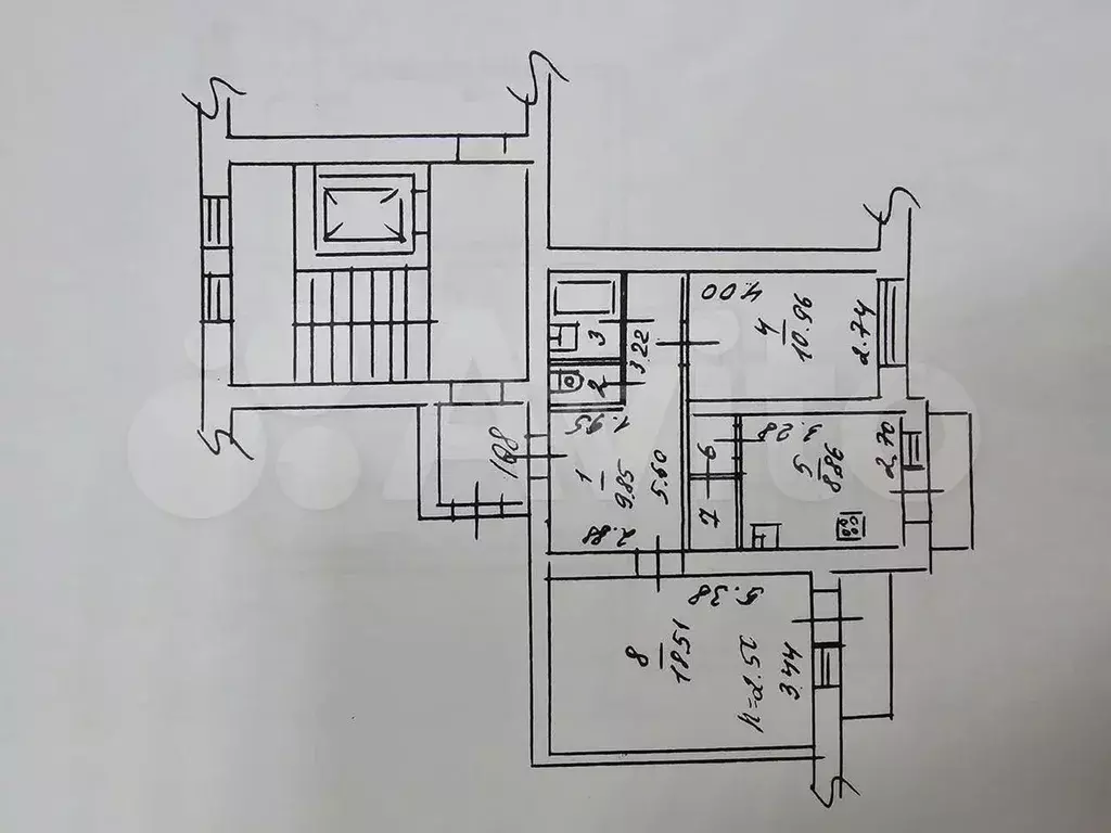 2-к. квартира, 58 м, 8/10 эт. - Фото 0