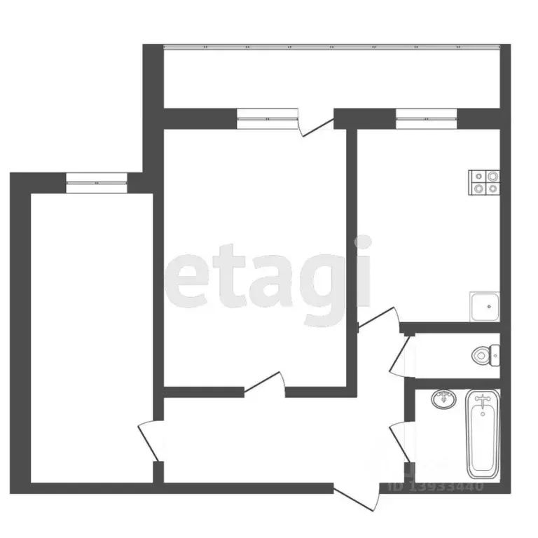 2-к кв. Тюменская область, Тюмень Холодильная ул., 84 (49.0 м) - Фото 0