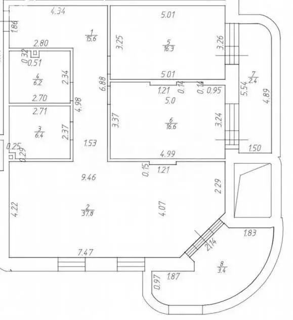 2-комнатная квартира: Казань, улица Тази Гиззата, 14А (98.9 м) - Фото 1