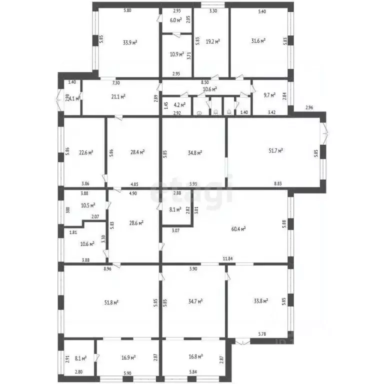 Офис в Тюменская область, Тюмень ул. 30 лет Победы, 60к3 (438 м) - Фото 2