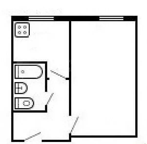 1-к кв. Липецкая область, Липецк просп. Победы, 17 (28.9 м) - Фото 2