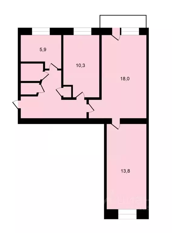 3-к кв. Владимирская область, Владимир Добросельская ул., 195а (58.6 ... - Фото 1