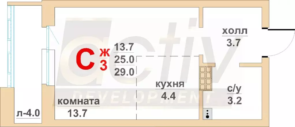 Студия Свердловская область, Екатеринбург Вторчермет жилрайон,  (29.0 ... - Фото 0
