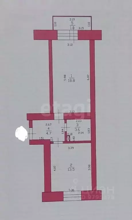 1-к кв. Татарстан, Казань ул. Рауиса Гареева, 98 (40.6 м) - Фото 0