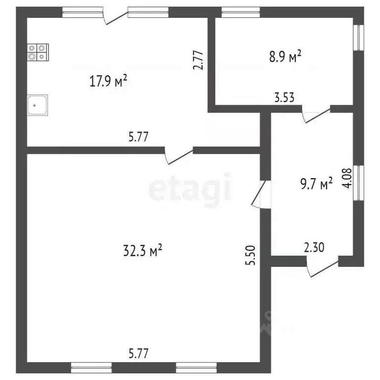 Дом в Саратовская область, Балашов ул. Челюскинцев, 13 (69 м) - Фото 1