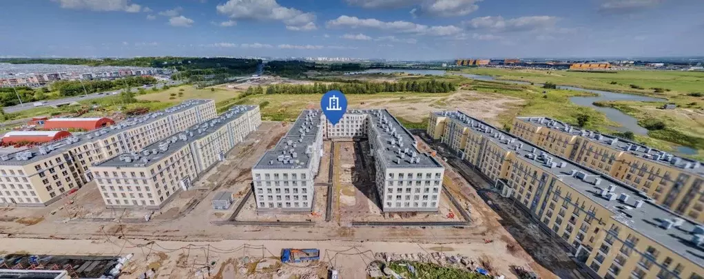 2-к кв. Санкт-Петербург пос. Шушары, ул. Нины Петровой, 10к1 (47.0 м) - Фото 1