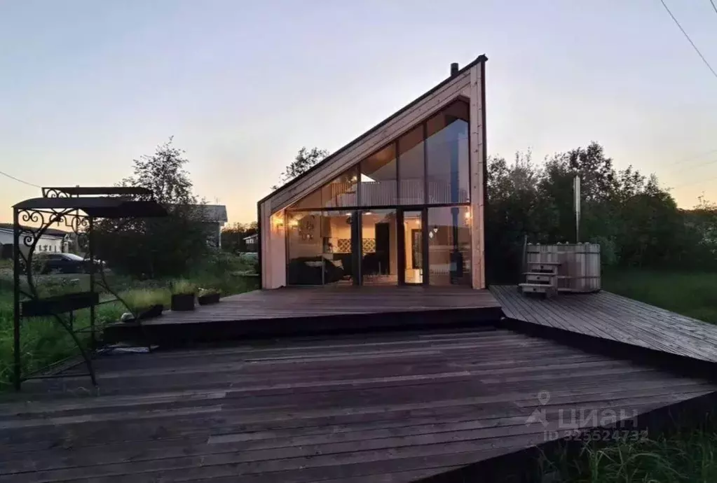 Дом в Карелия, Прионежский район, Заозерское с/пос, д. Ялгуба ул. ... - Фото 2