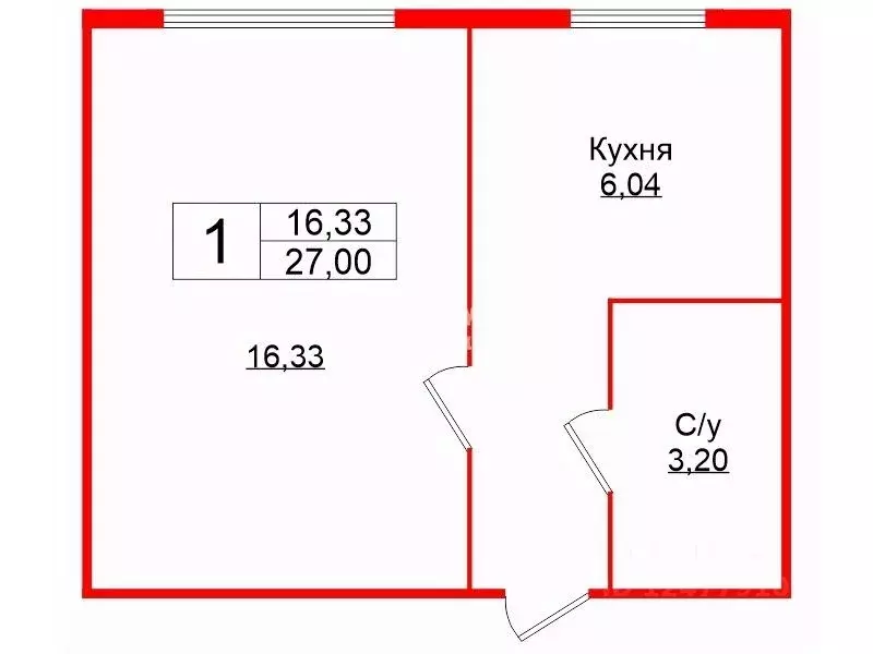 1-к кв. Ленинградская область, Выборгский район, Рощино городской ... - Фото 2