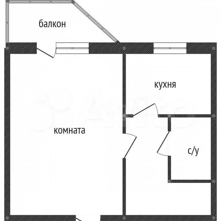 1-к. квартира, 36 м, 8/10 эт. - Фото 0