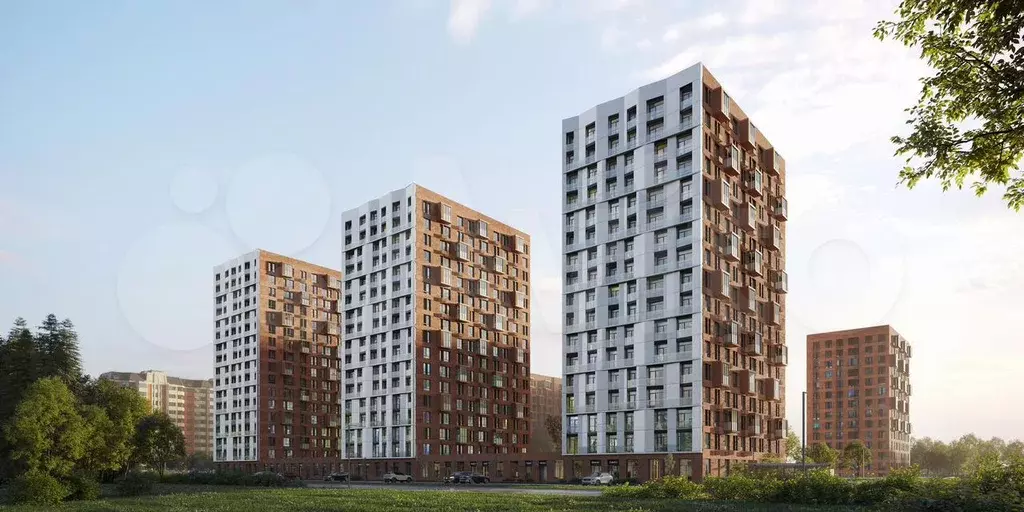 1-к. квартира, 43,7 м, 8/24 эт. - Фото 1