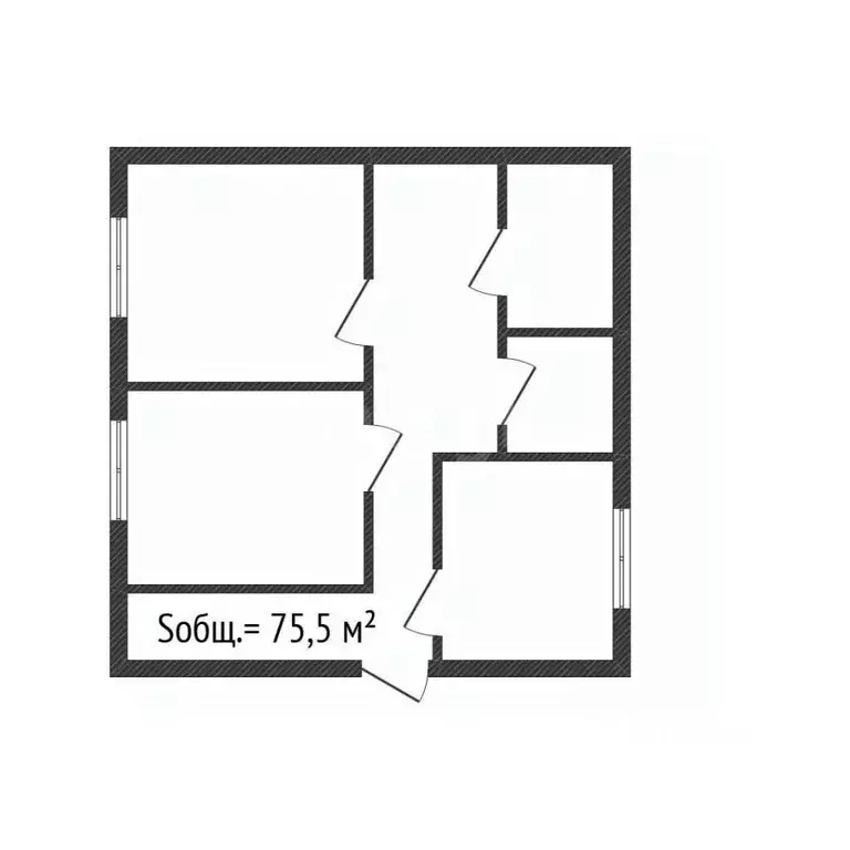 2-к кв. Брянская область, Брянск Красноармейская ул., 100 (75.5 м) - Фото 0