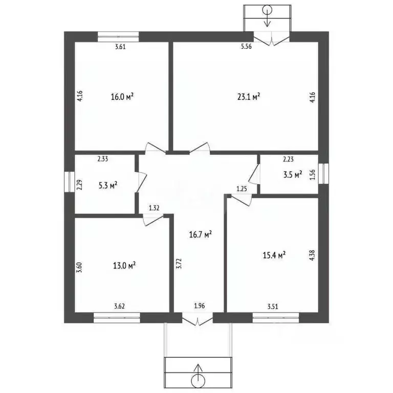 Дом в Ростовская область, Мясниковский район, с. Большие Салы ул. ... - Фото 2