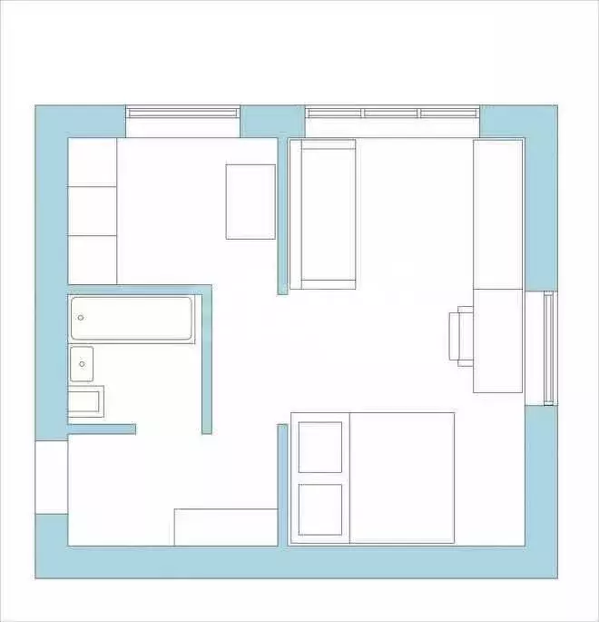 1-комнатная квартира: Тула, Красноармейский проспект, 32 (30.7 м) - Фото 0