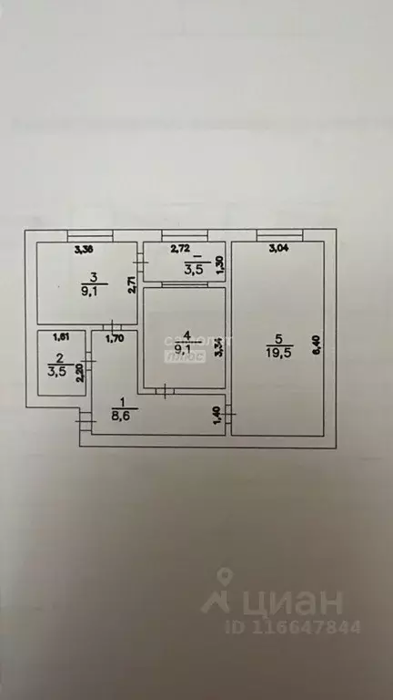 2-к кв. Дагестан, Дербент Приморская ул., 6 (56.0 м) - Фото 2