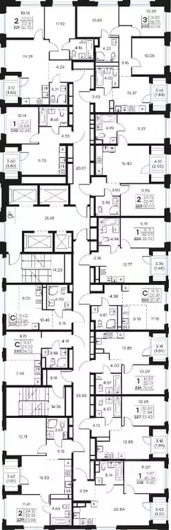 2-к кв. Нижегородская область, Нижний Новгород Глоракс Левобережный ... - Фото 2