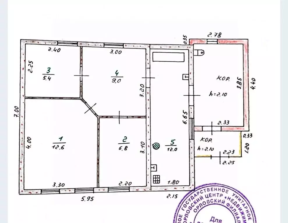 Дом в Орловская область, Орел ул. Чкалова, 78 (58 м) - Фото 1