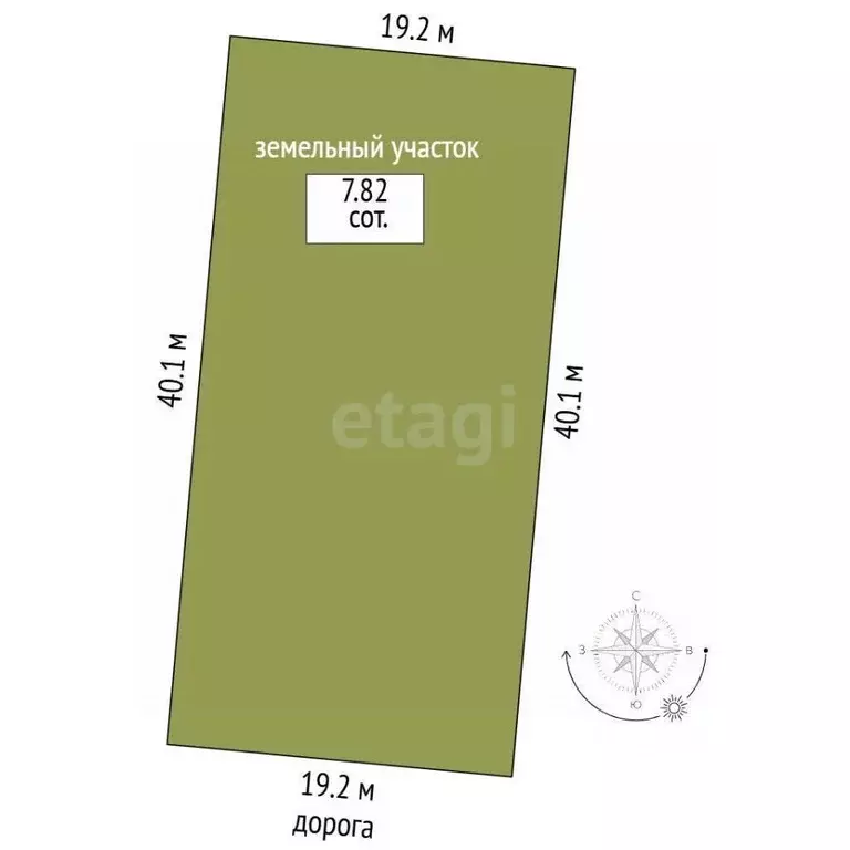 Участок в Саха (Якутия), Якутск ул. Грозовая, 59 (7.82 сот.) - Фото 2