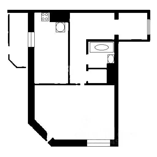 2-к кв. Московская область, Одинцово ул. Маковского, 26 (44.2 м) - Фото 2