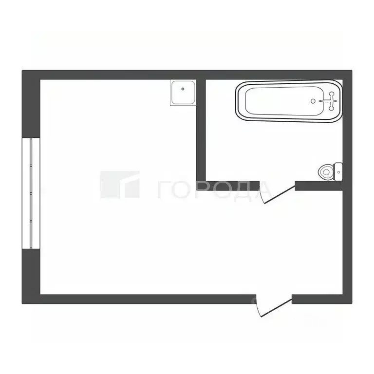 Студия Алтайский край, Барнаул Северо-Западная ул., 56 (17.7 м) - Фото 1