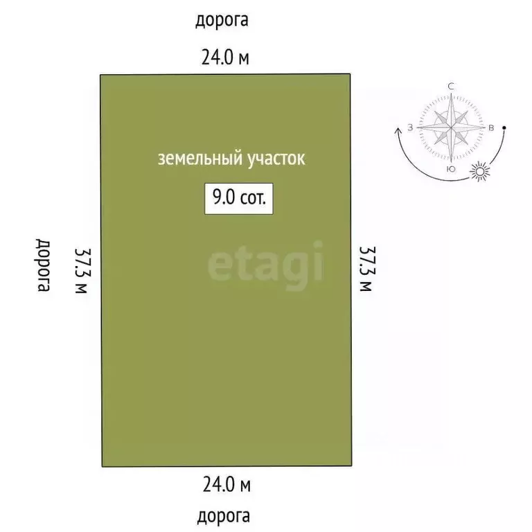 Участок в Тюменская область, Тюмень  (8.97 сот.) - Фото 2