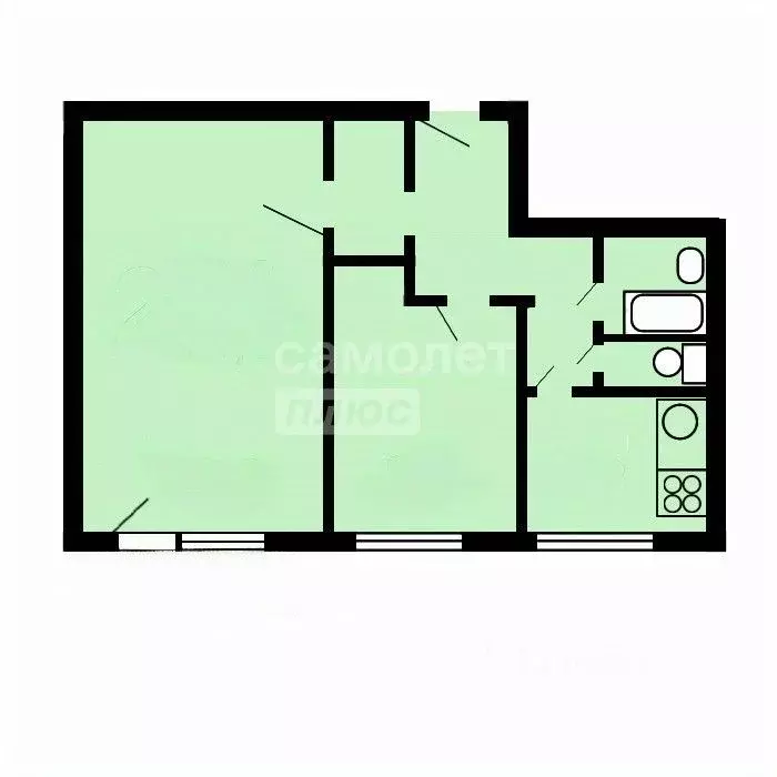 2-к кв. Москва Бескудниковский бул., 57К1 (45.0 м) - Фото 1