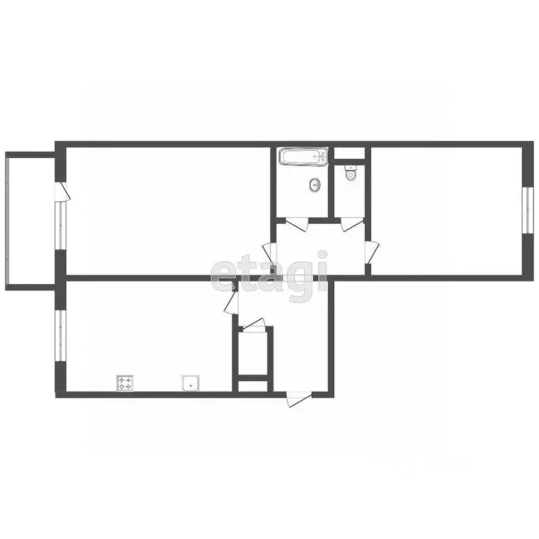 2-к кв. Мордовия, Саранск ул. Веселовского, 20к2 (61.0 м) - Фото 2