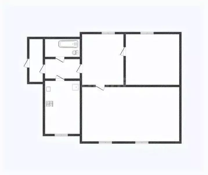 3-к кв. Костромская область, Нерехта ул. Герцена, 9 (54.2 м) - Фото 1