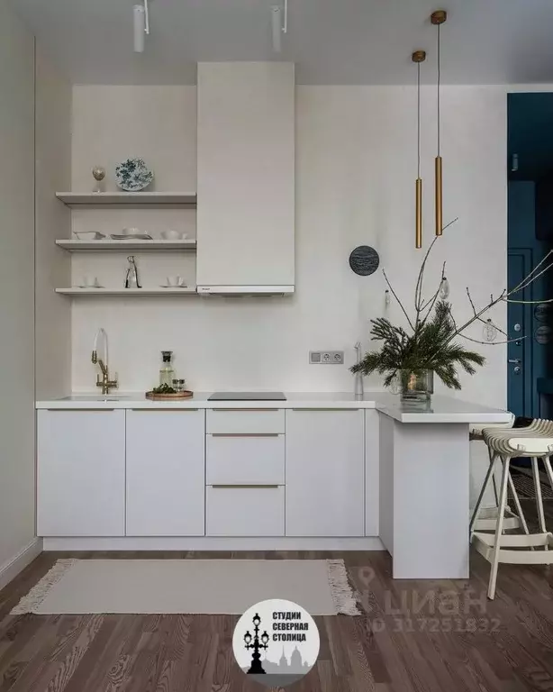 Студия Санкт-Петербург Пушкинская ул., 11 (27.1 м) - Фото 1