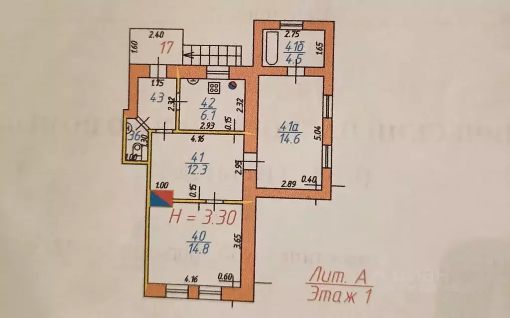 3-к кв. северная осетия, владикавказ ул. максима горького, 34 (60.0 м) - Фото 0