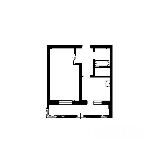 1-к кв. Татарстан, Зеленодольск ул. Сайдашева, 19А (40.8 м) - Фото 2