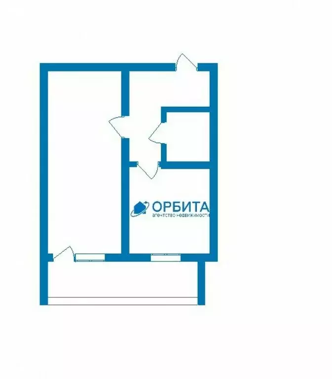 1-комнатная квартира: Тюмень, Лесопарковая улица, 17 (35.7 м) - Фото 0