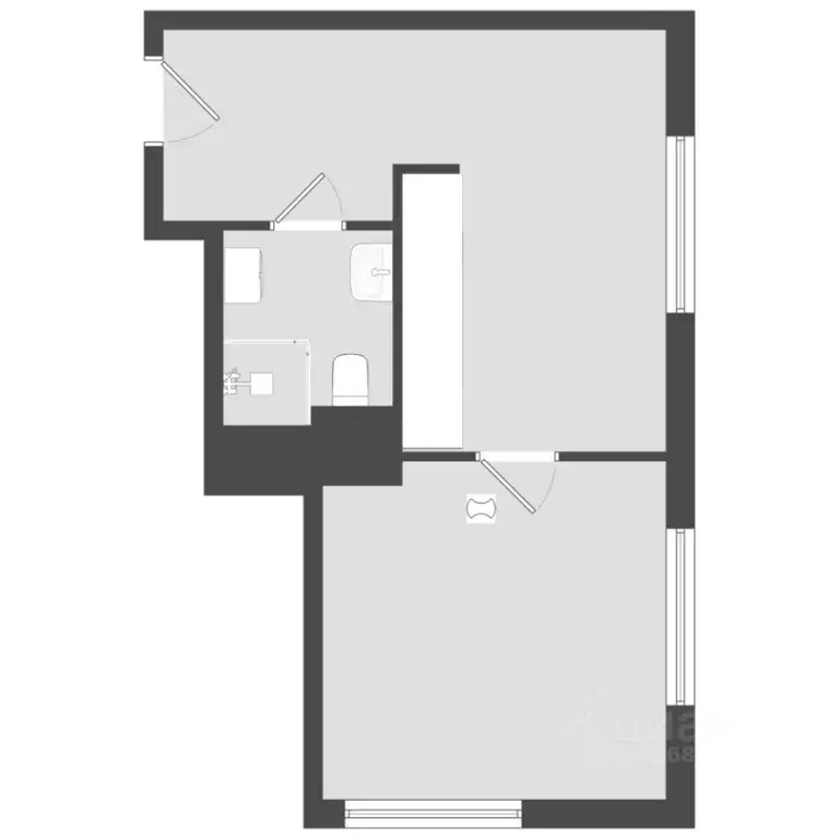 1-к кв. Санкт-Петербург Московское ш., 13Ж (31.4 м) - Фото 0