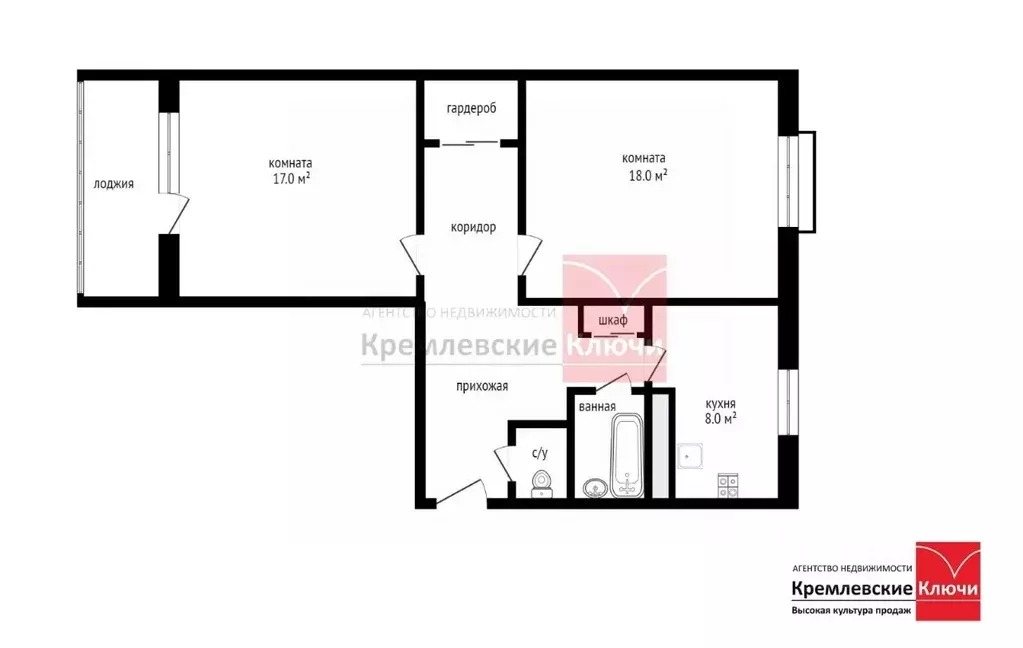 2-к кв. Москва проезд Серебрякова, 3 (60.0 м) - Фото 1