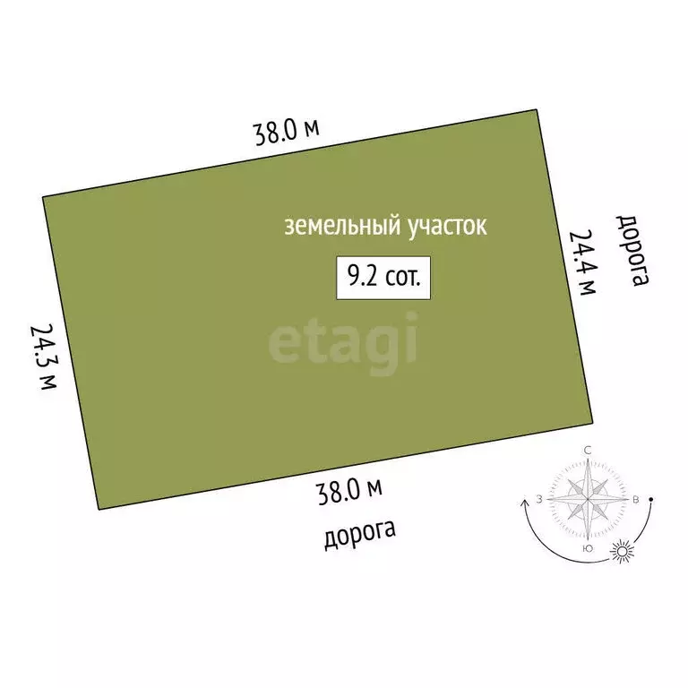 Участок в Тюменская область, Ялуторовский муниципальный округ, садовое ... - Фото 1