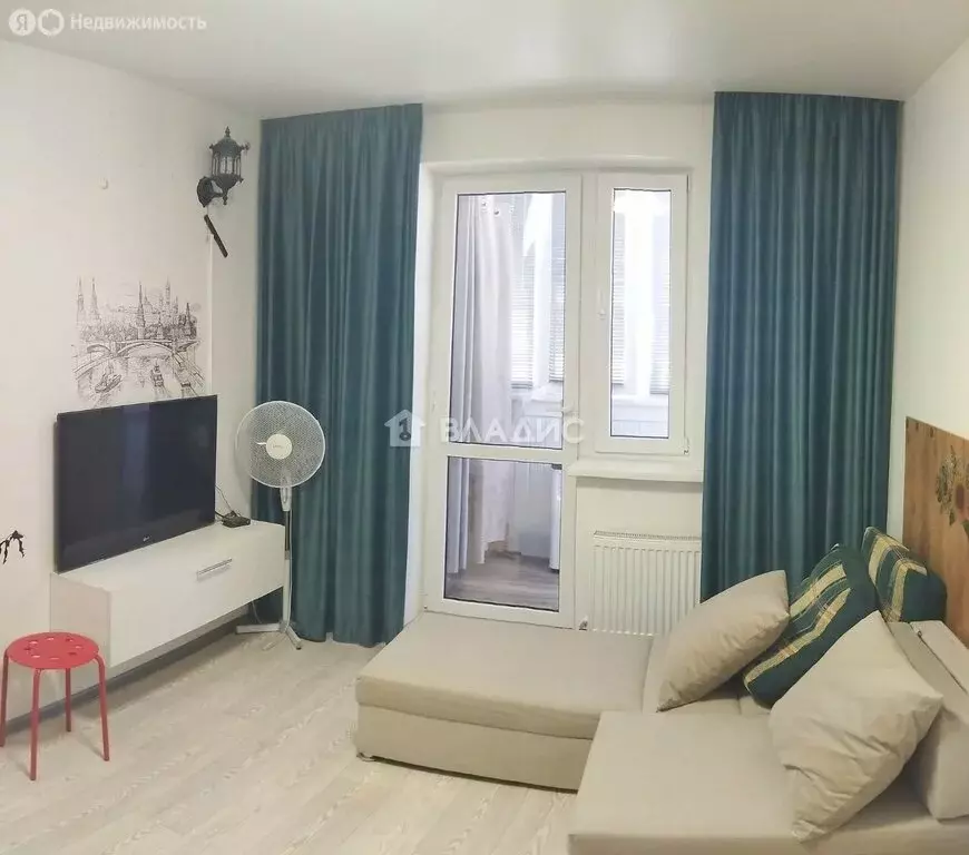 1-комнатная квартира: аул Новая Адыгея, Бжегокайская улица, 25/1к5 (28 ... - Фото 1