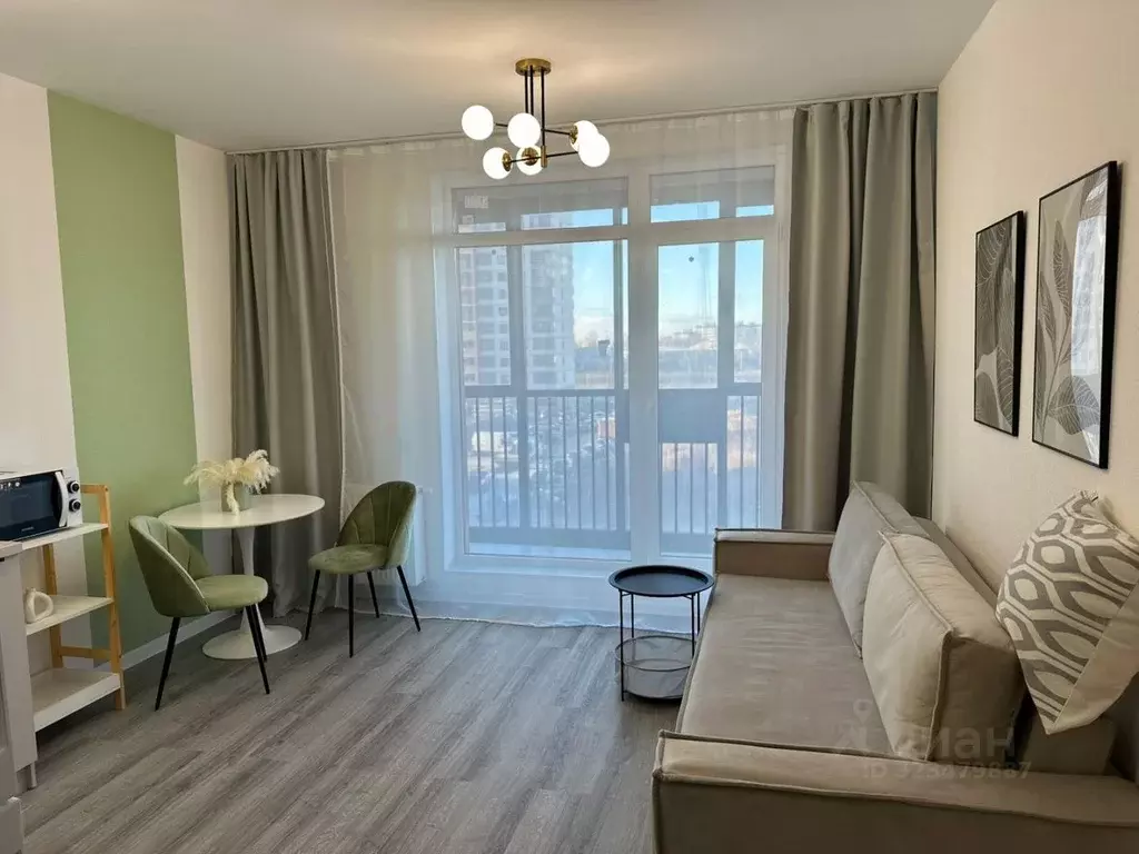 Студия Ленинградская область, Всеволожский район, пос. Бугры ул. ... - Фото 1