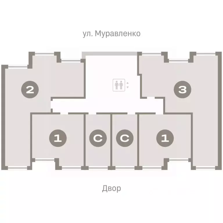 2-к кв. Тюменская область, Тюмень ул. Муравленко, 9к3 (81.04 м) - Фото 1