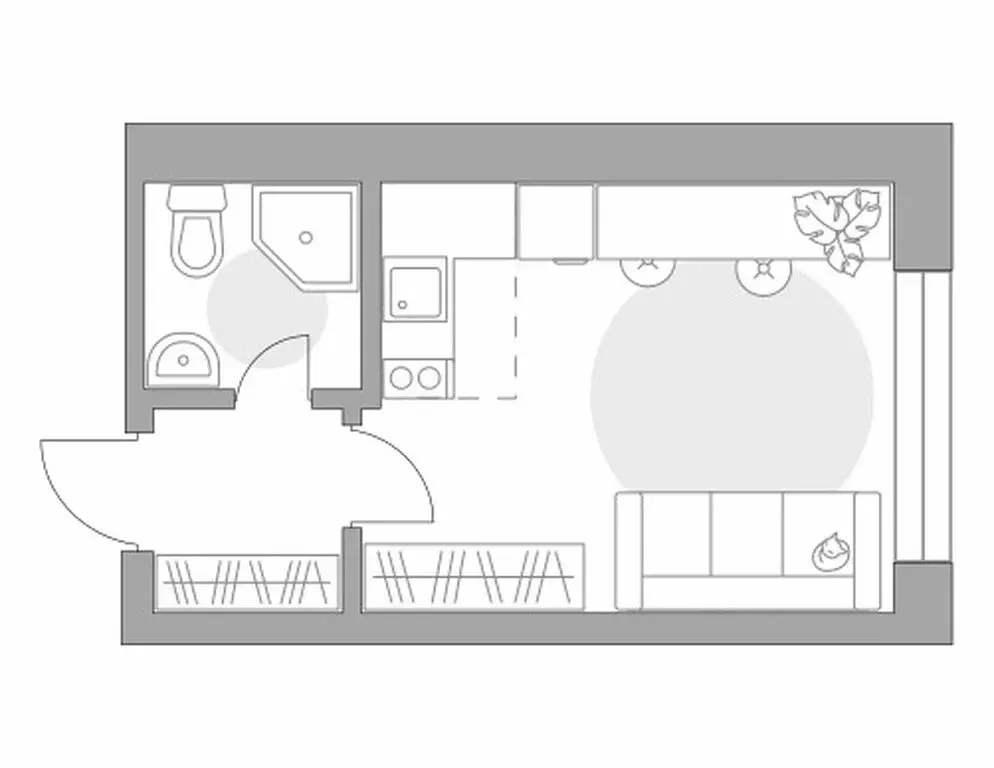 Квартира-студия: Балашиха, улица Яганова, 7 (21.28 м) - Фото 1