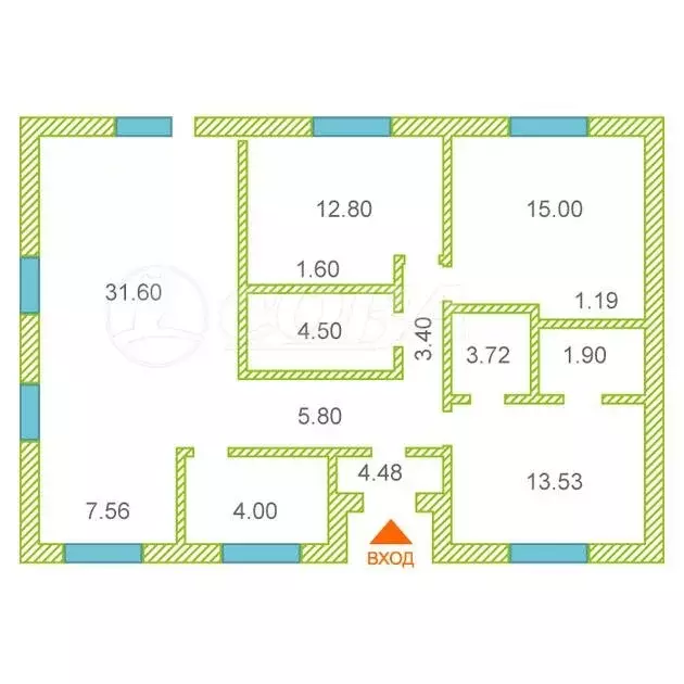 Дом в Тюмень, территория СОСН Березовое Озеро (114.5 м) - Фото 2