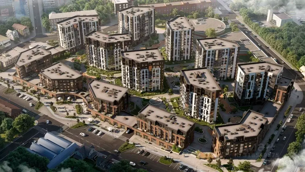 2-к кв. Тульская область, Тула Пушкинская ул., 2Г (77.74 м) - Фото 2