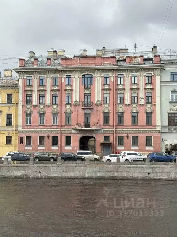 2-к кв. Санкт-Петербург наб. Реки Фонтанки, 85 (37.0 м) - Фото 1