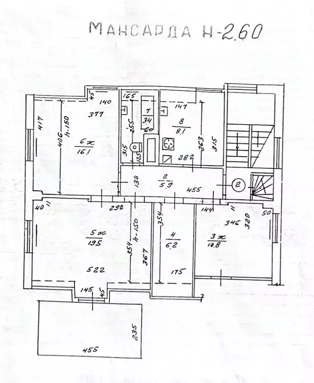 3-к кв. калининградская область, калининград воздушная ул, 63 (70.0 . - Фото 1